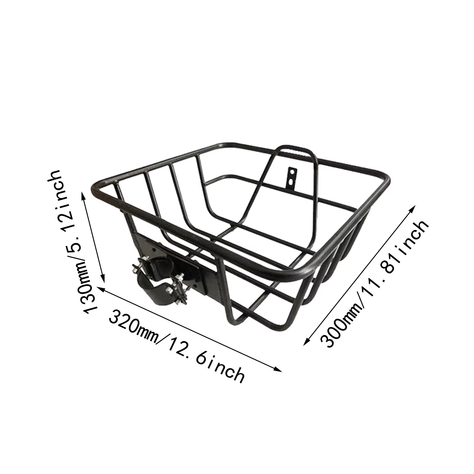 Panier de vélo universel, panier avant pour vélo électrique, avec vis en métal pour fixer le panier 