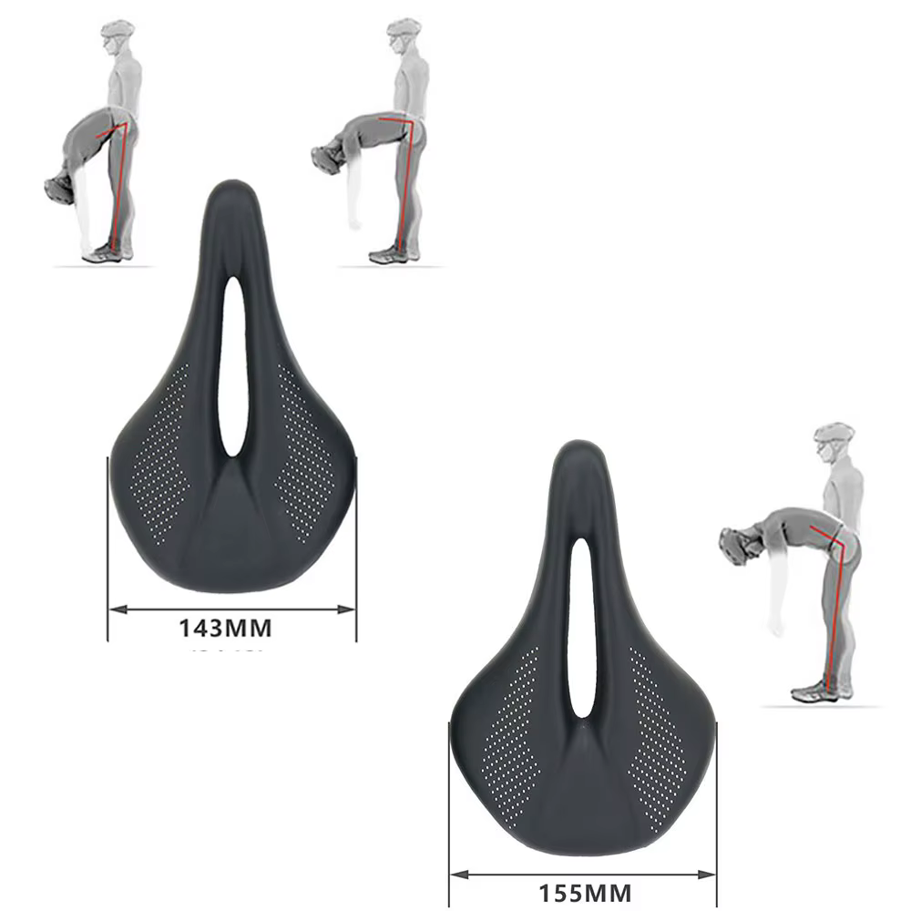 ELITA ONE selle en carbone Super légère 240x143/155mm 96g vtt vélo de route coussin en cuir siège de
