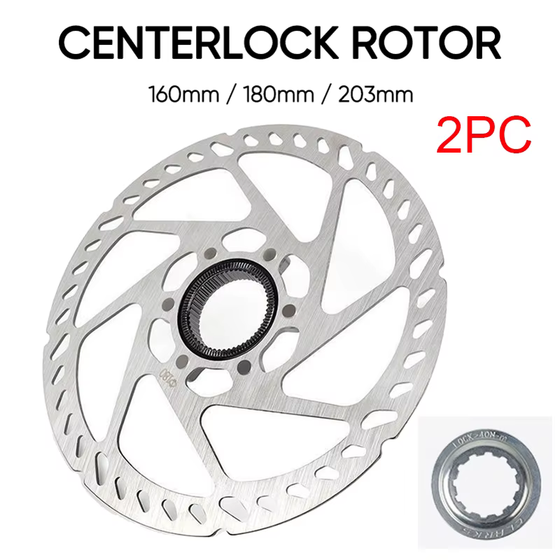 Rotor de verrouillage central de vélo 160mm 180mm 203mm, Rotor de verrouillage central de vélo de ro