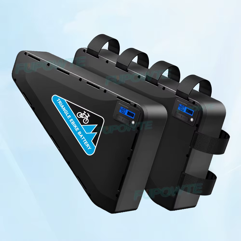 Batterie lithium-ion Triangle pour vélo électrique 36 V, 48 V, 52 V, 20 Ah, 30 Ah, 40 Ah, 1 000 W, 1