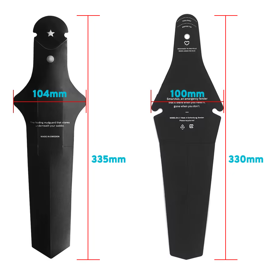 Selle de vélo garde-boue cul route vtt garde-boue VTT garde-boue arrière aile en plastique vélo sell