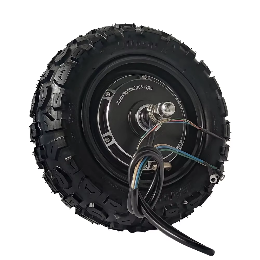Trottinette électrique à double moteur 11 pouces 52V 60V 1600W 2800W 3000W avec moteur moyeu sans ba
