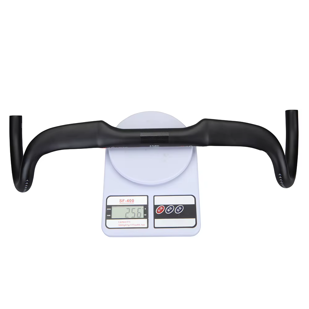 2022 nouveau guidon de gravier en carbone grande barre évasée guidon de vélo de route Cyclocross 400