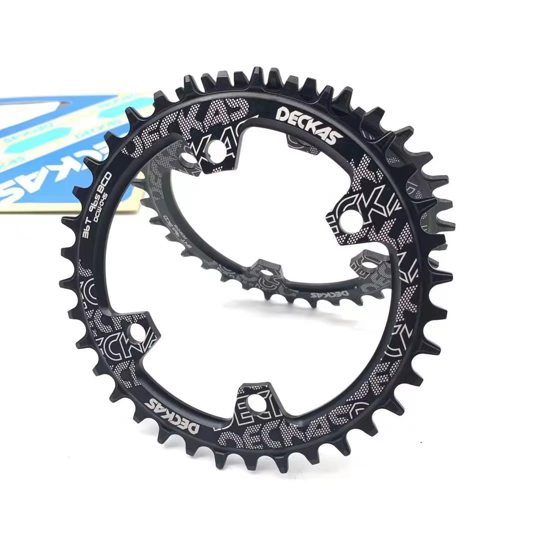 Deckas 96bcd plateau de vélo de montagne BCD 96mm asymétrie 32/34/36/38T pièces de plaque de couronn