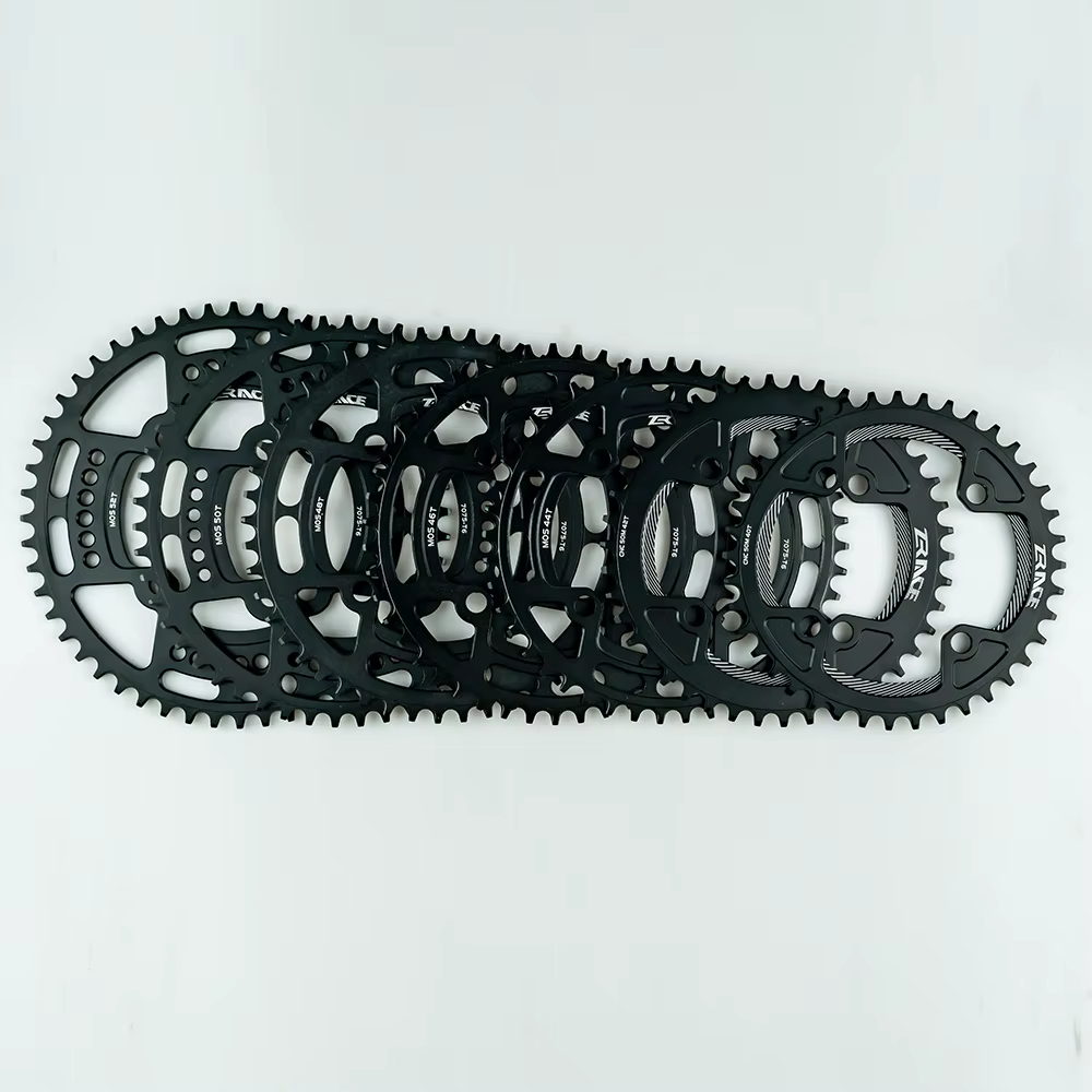ZRACE-Plateaux de 40T/42T/44T/46T/48T/50T/52T BCD104, Dent Étroite AL7075 CNC, VTT/Route/Vélo de Gra