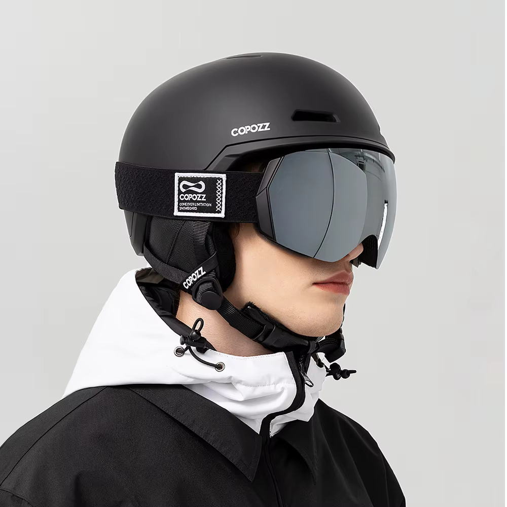 COPOZZ hiver Ski Snowboard casque semi-couvert Anti-impact casque de sécurité cyclisme motoneige Ski