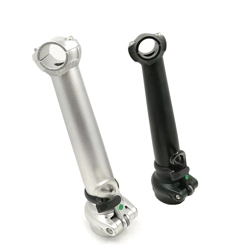 412 tige de vélo pliante 25.4mm-guidon 28.6mm-fourche 21.5cm Double écrou fixation intérieur tige pl