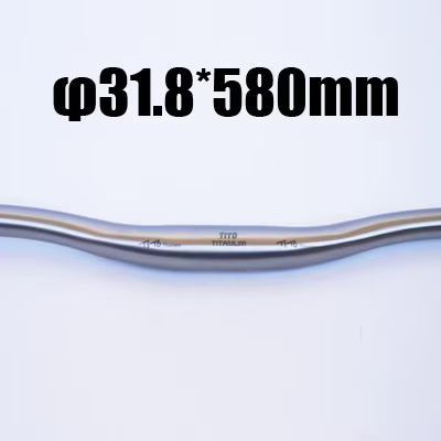 Guidon de vélo en titane TiTo, guidon de vélo de montagne en titane en forme d'oiseau, guidon de VTT