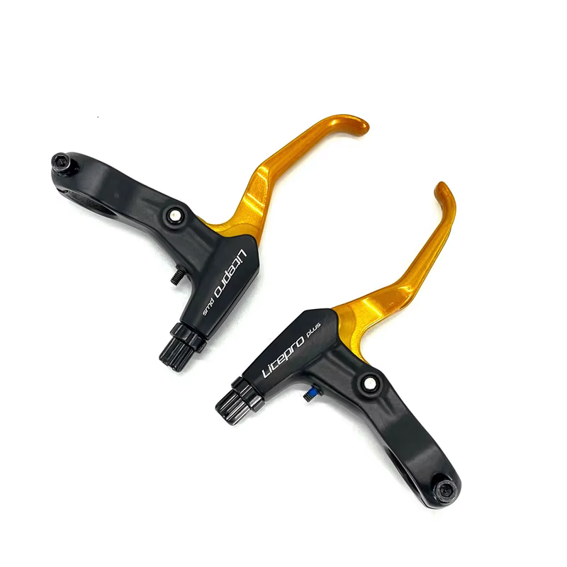Litepro vtt vélo pliant V levier de frein guidon ultraléger 22.2mm étrier levier de frein à disque 1