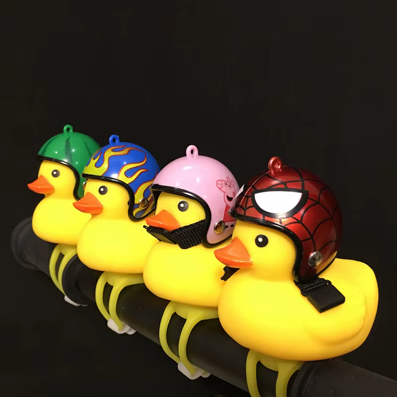 Cloche de Scooter multifonctionnelle, voyant d'avertissement de sécurité de dessin animé, klaxon for