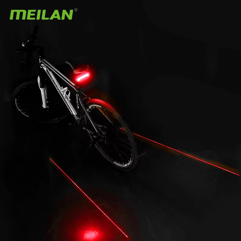 Meilan X5 sans fil vélo vélo feu arrière Laser feu arrière frein intelligent USB Rechargeable access