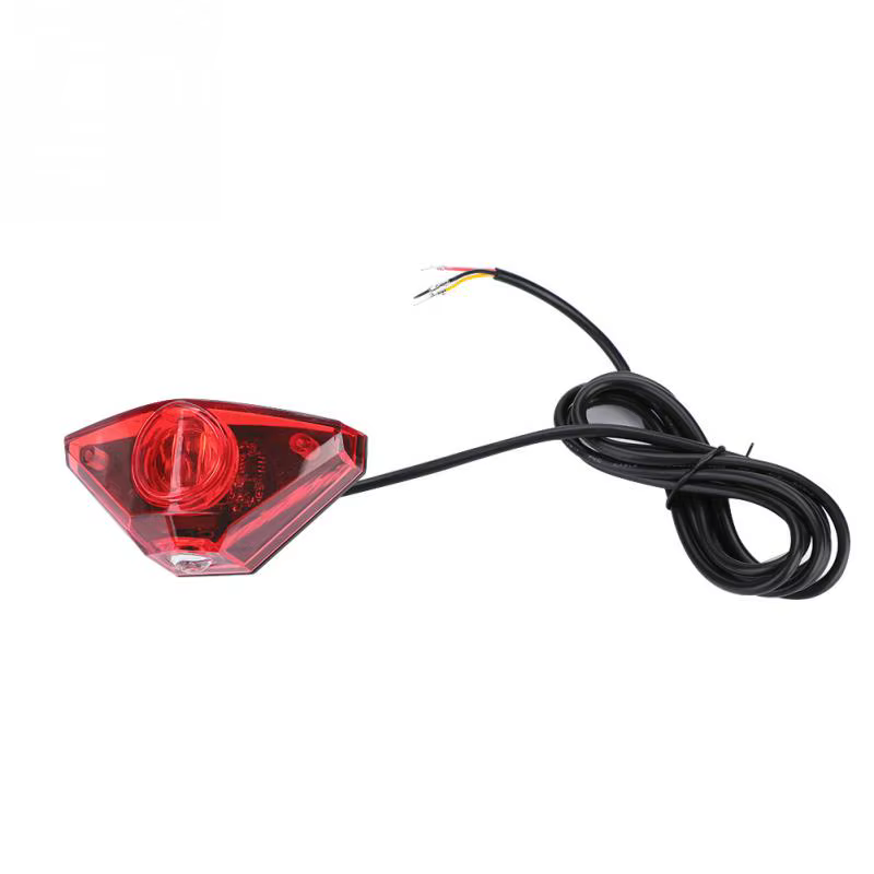 Enquêter arrière universel pour vélo électrique, 2W, 6-80V, feu arrière pour scooter, feu arrière de