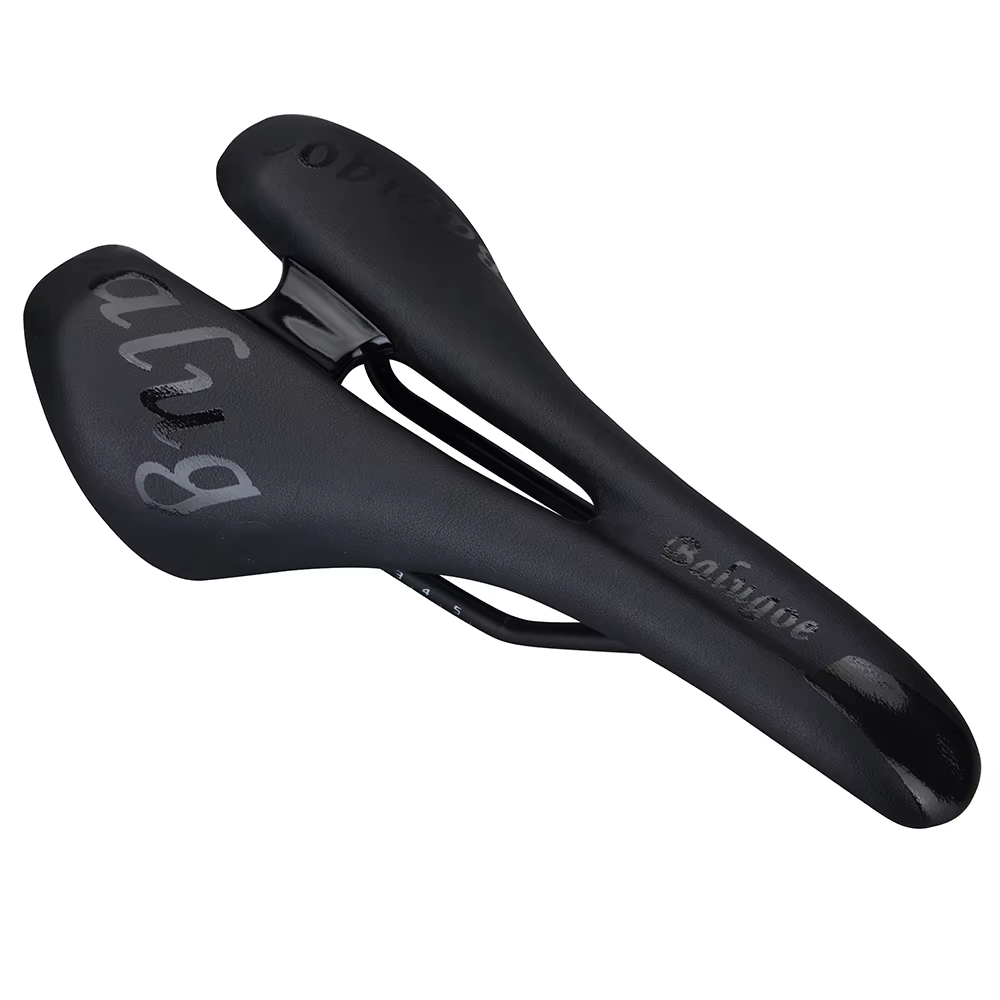 BALUGOE-Selle de vélo de montagne, siège de vélo, coussin de vélo, VTT, rail en acier, conception cr