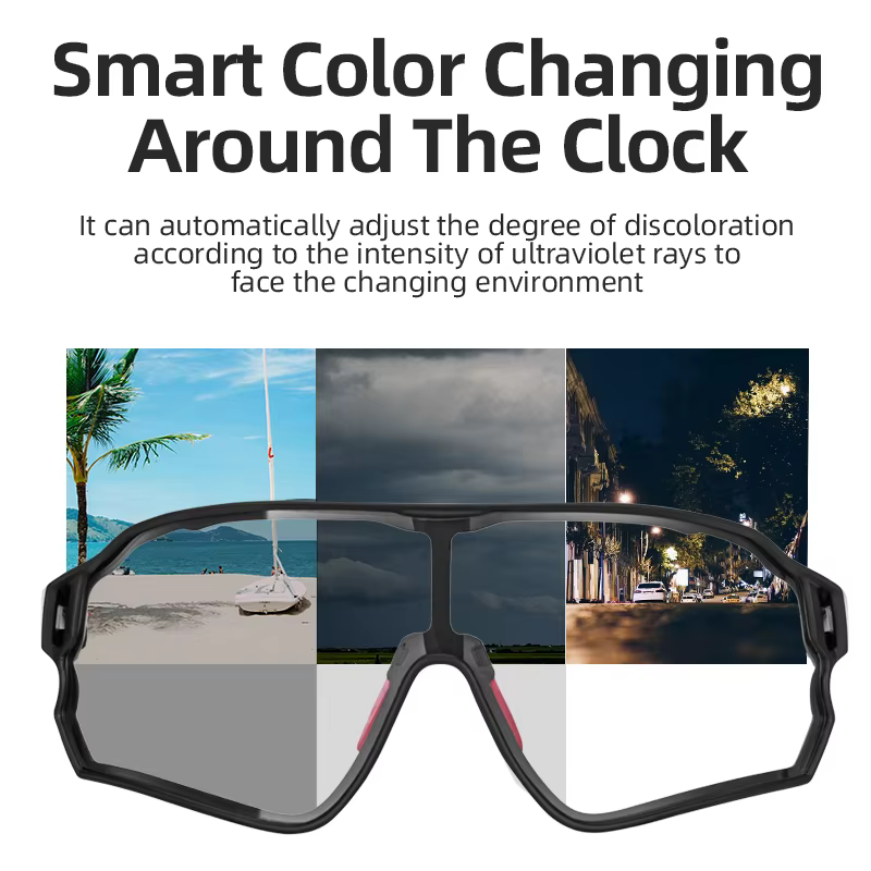 ROCKBROS lunettes de cyclisme photochromiques vtt lunettes de vélo de route UV400 Protection lunette