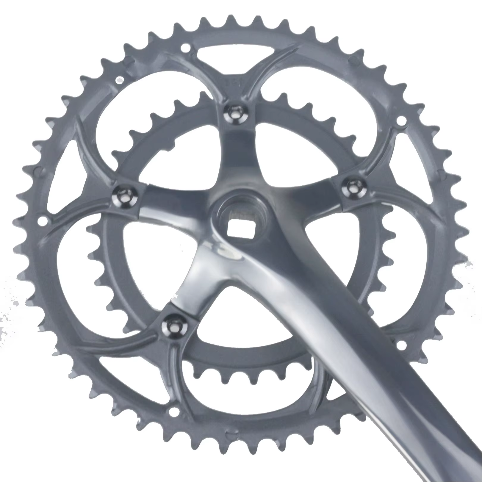 Pédalier de vélo de route en alliage d'aluminium 50-34T 8/9S, pignon à trou carré de 170mm, accessoi