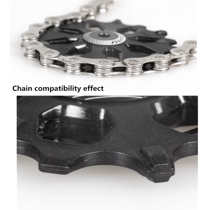 FOVNO – jeu de poulies de dérailleur arrière 12T 14T 16T, Support de roue à dents larges et étroites