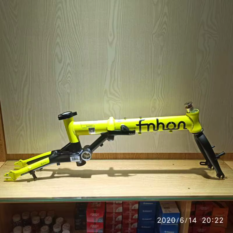 Fnhon-Cadre de vélo en alliage Freedom, frein pliable, 3 vitesses, champ urbain, cadre de vélo Piedm