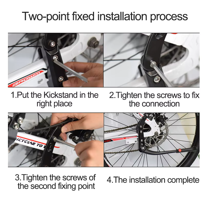 Béquille de vélo universelle Support de stationnement réglable béquille de vélo de route Support béq