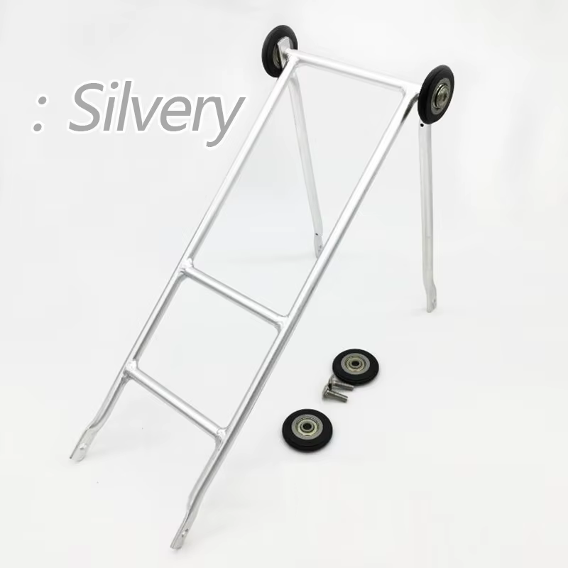 Porte-vélo arrière pliant pour Bromsilice, roue à pousser facile, porte-bagages coulissant T1, noir,