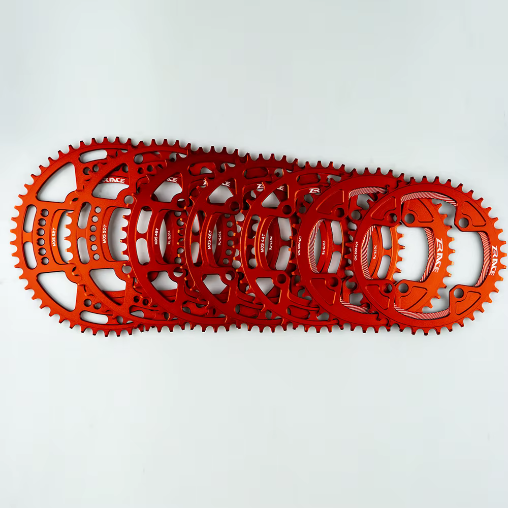 ZRACE-Plateaux de 40T/42T/44T/46T/48T/50T/52T BCD104, Dent Étroite AL7075 CNC, VTT/Route/Vélo de Gra