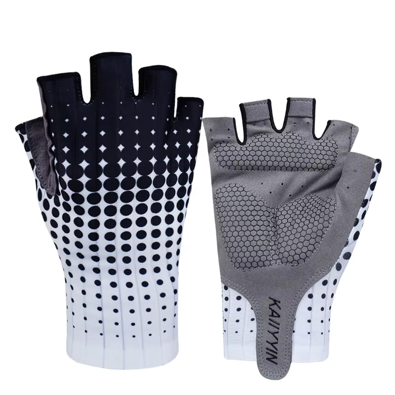 Nouveau Pro Aero Bike Team gants de cyclisme demi doigt en plein air vélo de route Sport gants homme