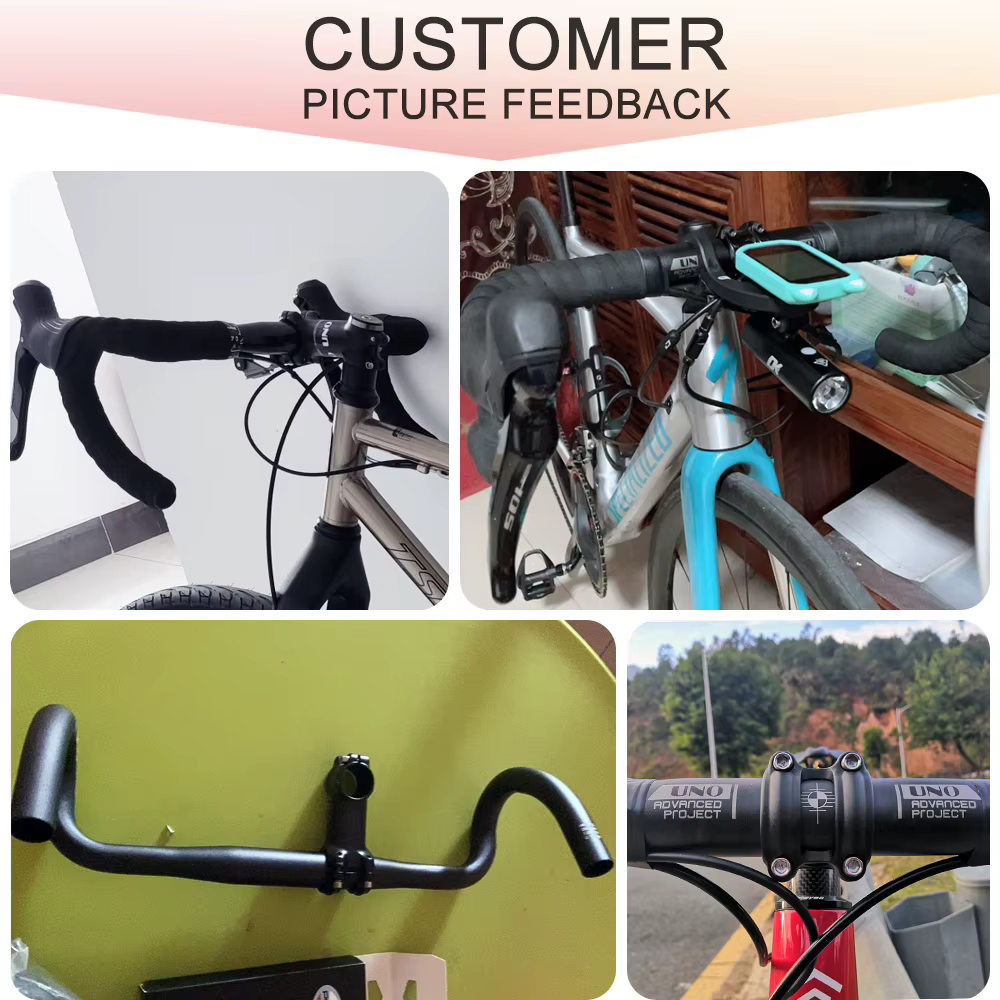 UNO – guidon de vélo de course ultraléger plié en aluminium 7050, guidon de vélo de route 31.8x380/4