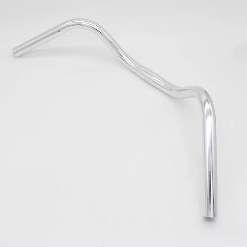 Guidon de vélo en alliage d'aluminium, guidon incurvé, poignées horizontales, grandes hirondelles, p
