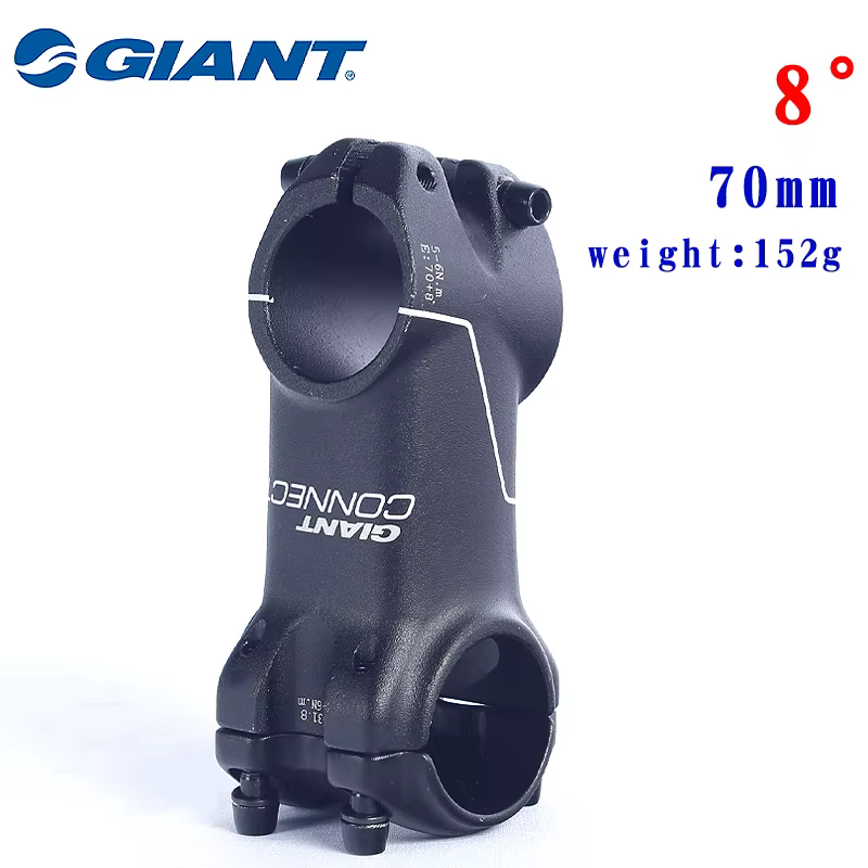Tige de vélo VTT géante 8 ° Tige de diamètre de serrage de guidon 60/70/80/90 mm 31,8 mm ± 7 ° P