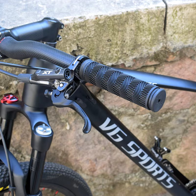 1 paire de poignées de guidon de vélo en caoutchouc, poignées de vélo de route et de montagne, BMX F