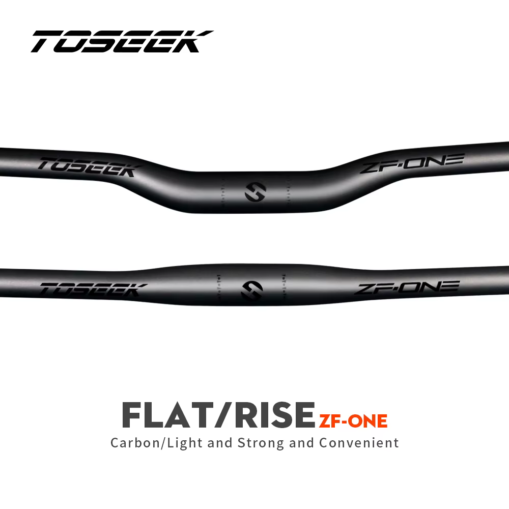 TOSEEK ZF-ONE vtt guidon de vélo en carbone guidon 31.8*580-720/740/760mm guidon noir mat pour acces