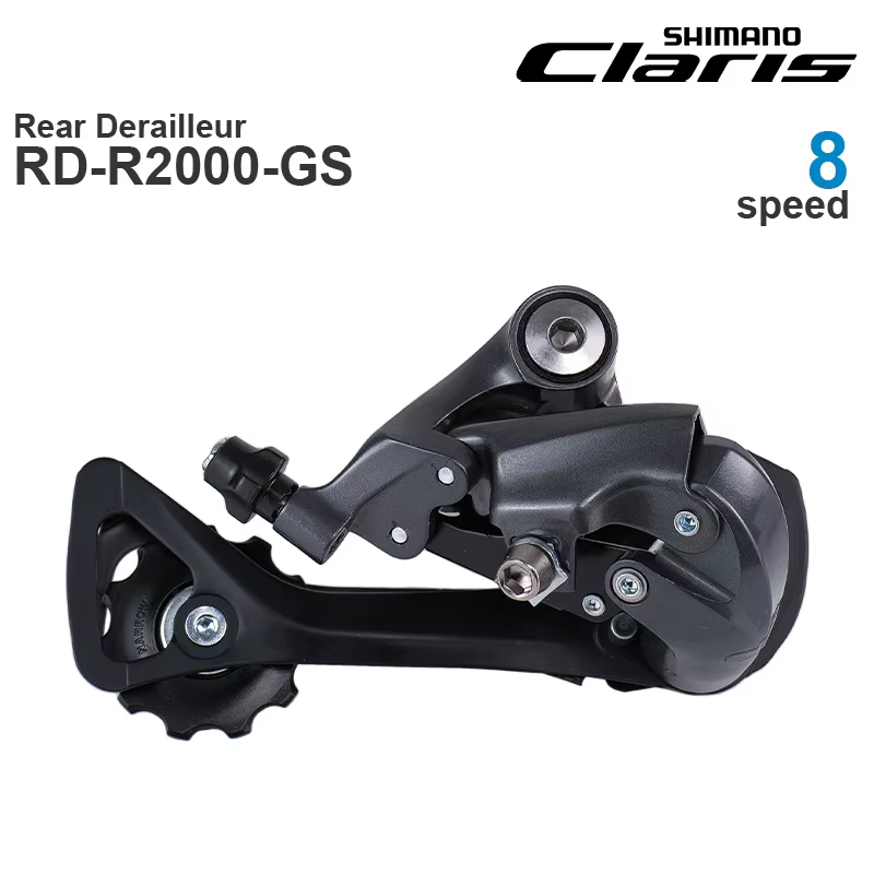Groupe de transmission SHIMANO CLARIS R2000 2x8 vitesses ST-R2000 et RD-R2000 FD-R2000 Dérailleur av
