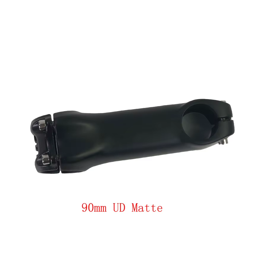 Tige de vélo de route en carbone mat et brillant, 6 degrés d'angle, tige de guidon 80 90 100 110 120