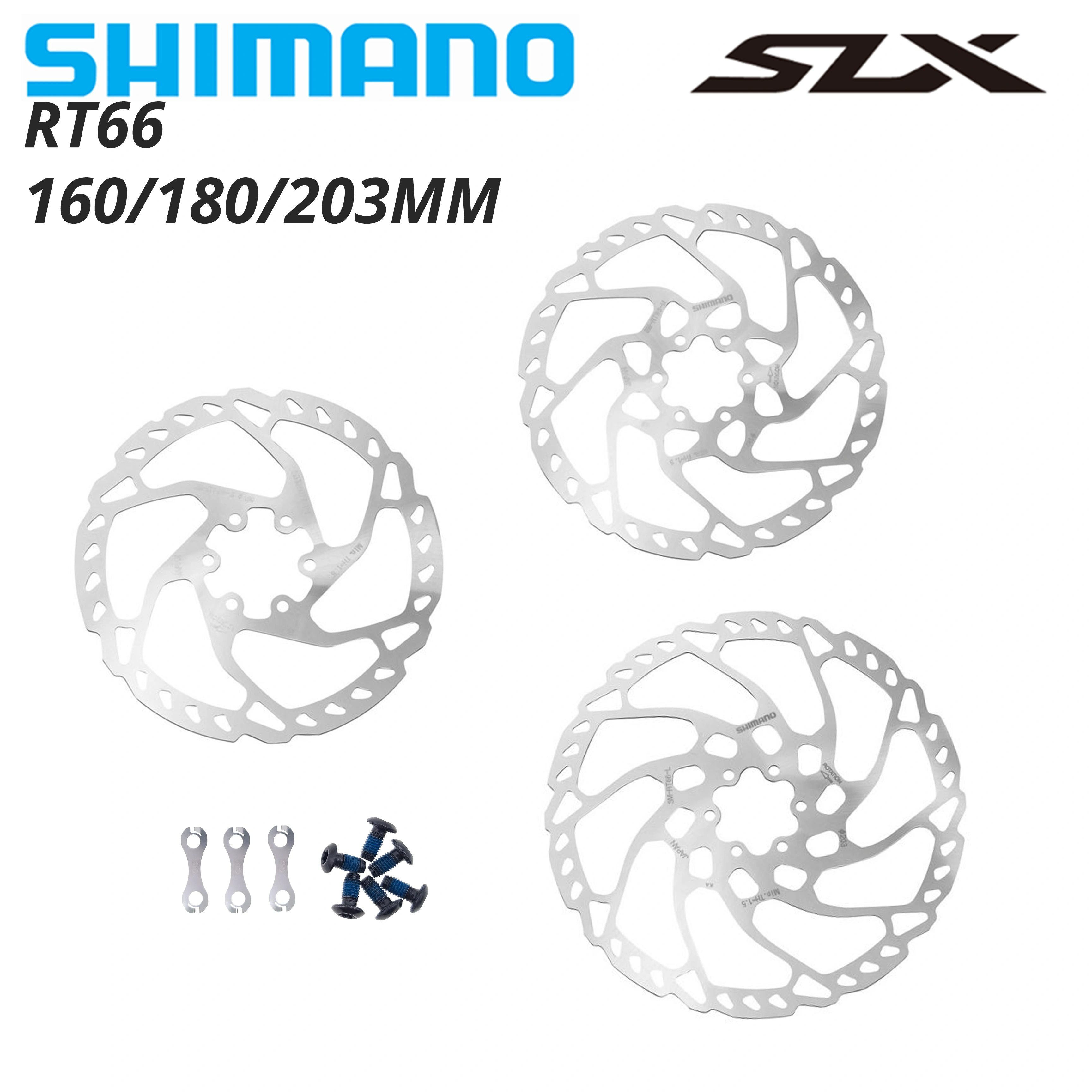 Shimano Deore XT RT86 SLX RT76 RT26 RT56 RT66 disque de frein 6 boulons technologie de point de glac