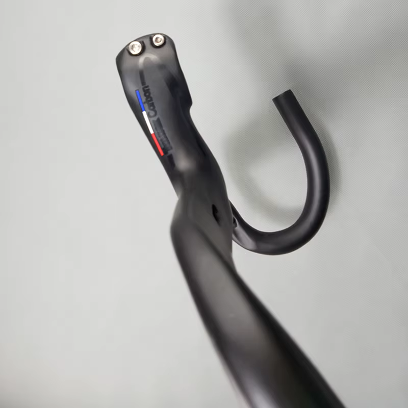 Guidon intégré guidon en carbone vélo de route avec tige Tmaex guidon de vélo de cyclisme guidon de 