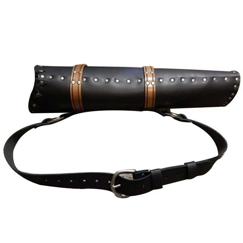 Étui en cuir Steampunk pour carquois et flèches, pour Costume d'archer de Bowman médiéval, accessoir