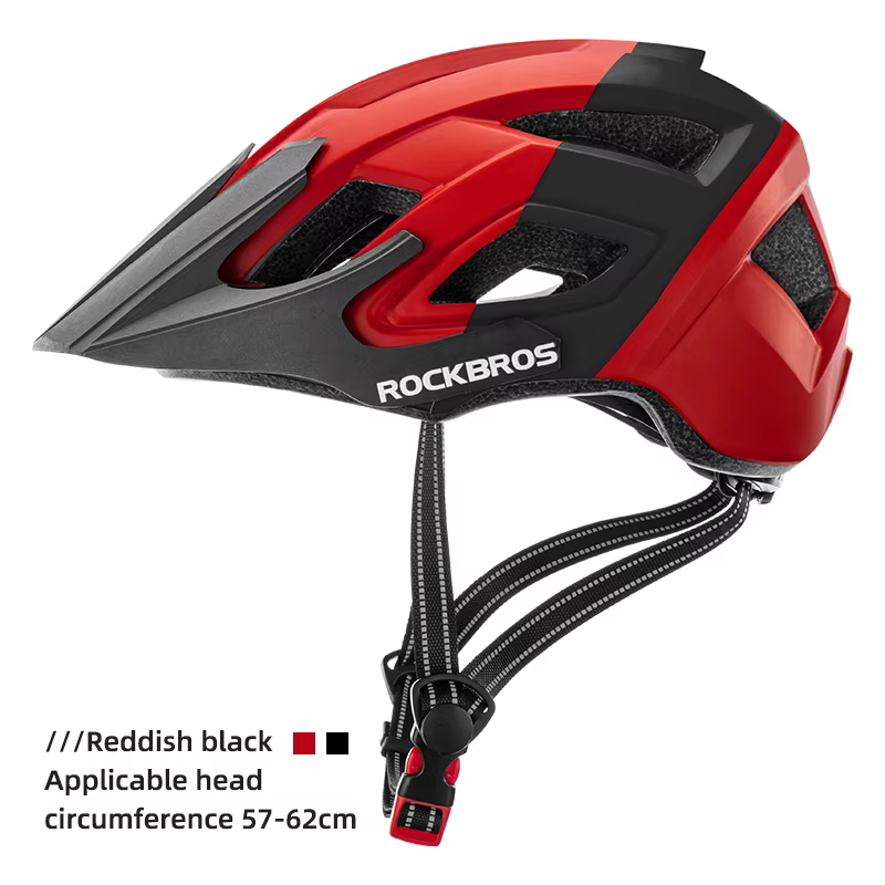 ROCKBROS casque de vélo respirant intégralement moulé casque de cyclisme antichoc vtt route hommes f