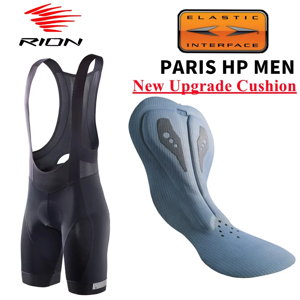 RION short de cyclisme hommes Ciclismo Masculina cuissard Interface élastique coussin longue Distanc
