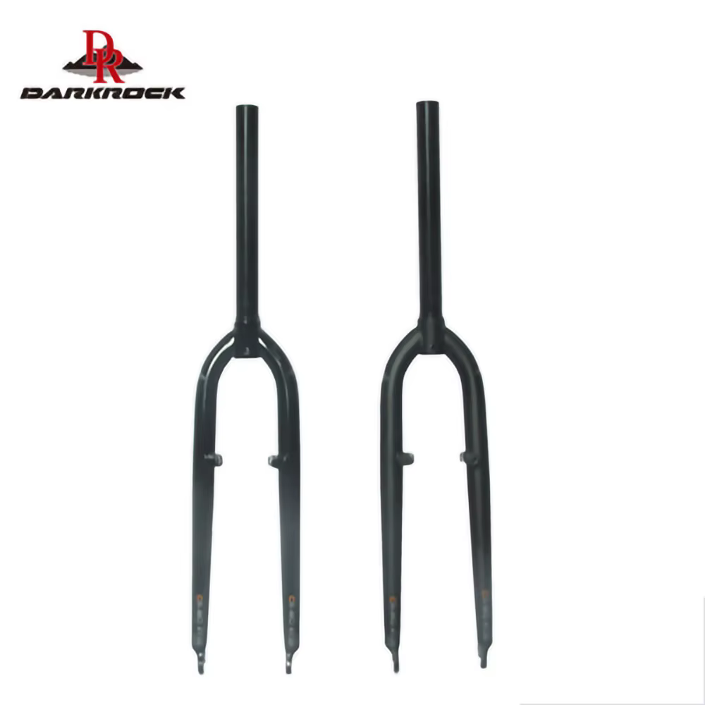 26/27.5ER DARKROCK CM-3 /CM-5 cr-mo Steels fourche avant 28.6mm disque et V frein vtt fourche rigide