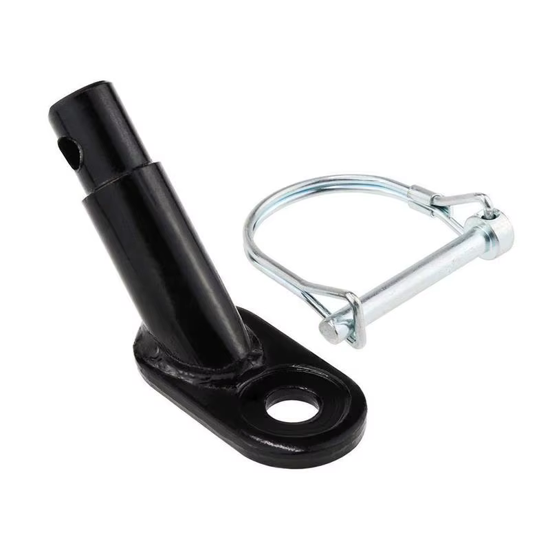 Adaptateur de montage de connecteur de tête de remorquage de vélo, attelage coudé, couremplaçant de