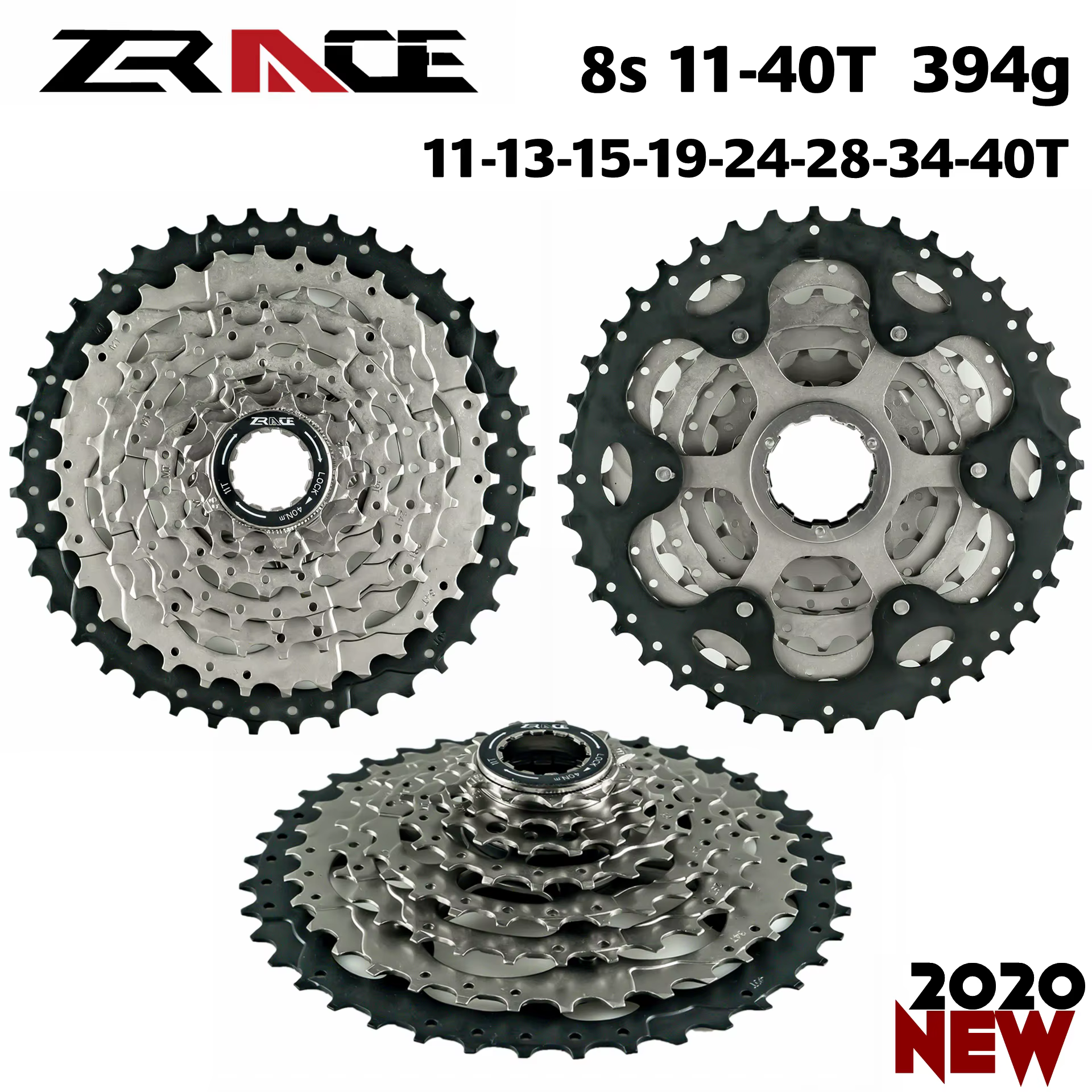 Cassette de vélo ZRACE 8 9 10 11 vitesses VTT Roue libre 11-42T / 11-46T / 11-50T / 11-52T pour ALIV