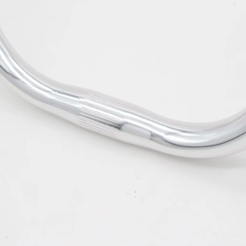 Guidon de vélo en alliage d'aluminium, guidon incurvé, poignées horizontales, grandes hirondelles, p