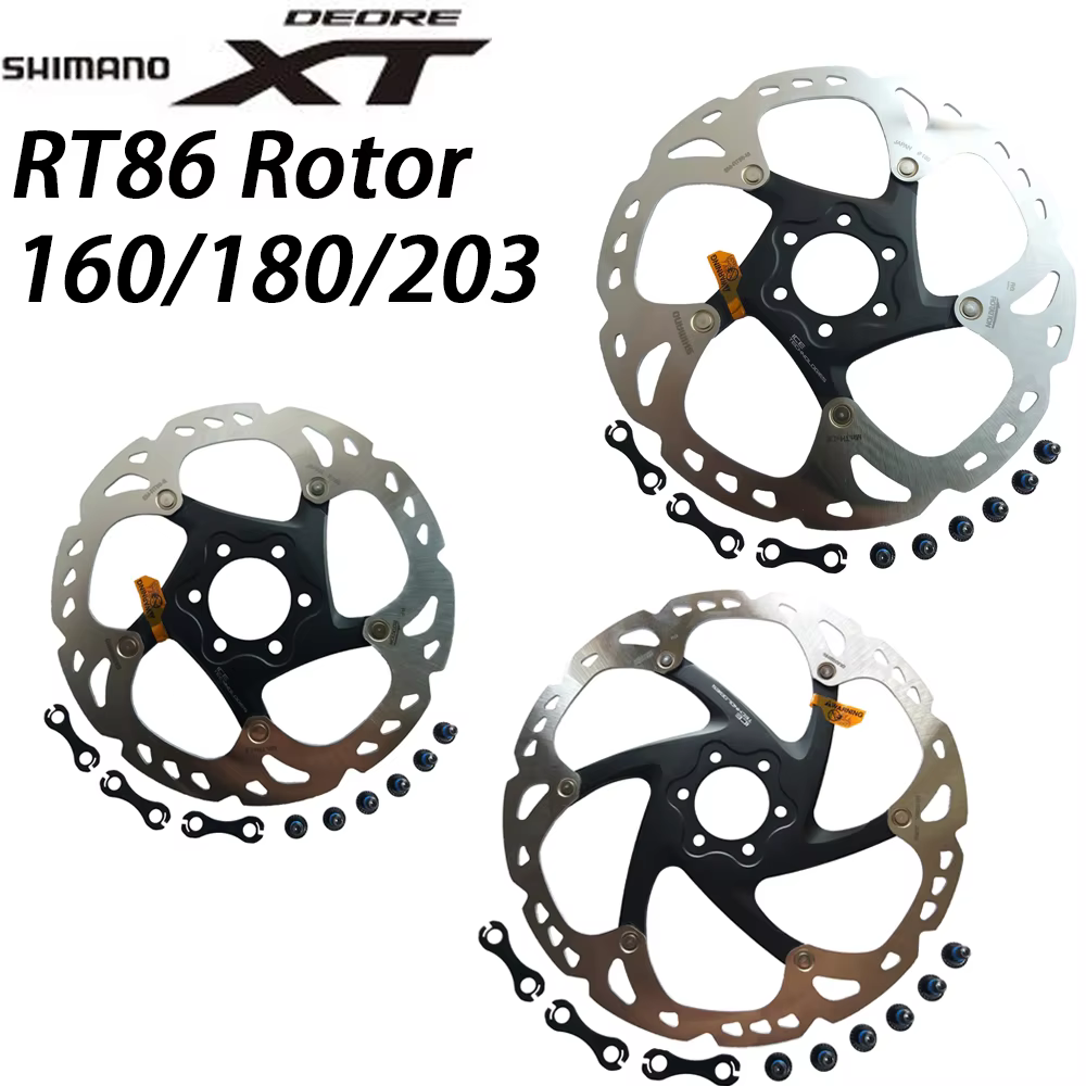 Shimano Deore XT RT86 SLX RT76 RT26 RT56 RT66 disque de frein 6 boulons technologie de point de glac