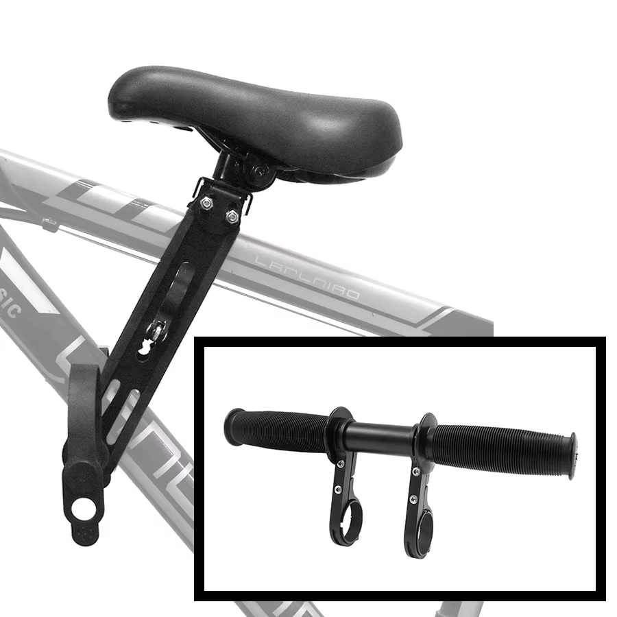 Siège de vélo vtt enfant monté avant pour 2 3 4 5 ans vendu siège bébé souple cadre de vélo de monta