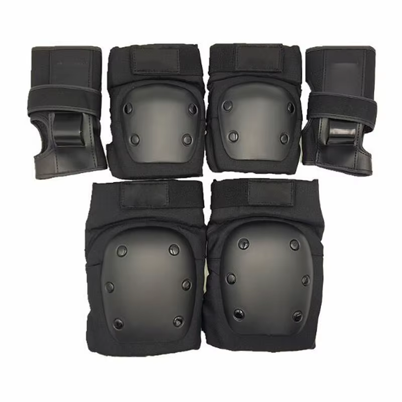 Casque professionnel à 6 patins de protection pour adultes, patins à roulettes, scooter, poignet, co