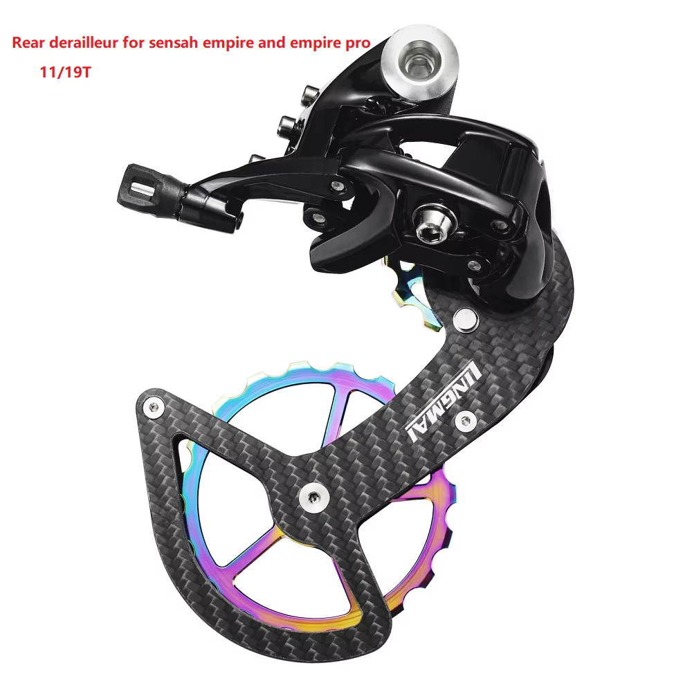 SENSAH dérailleur arrière 11/12 vitesses Cage longue (Max. 34 dents) dérailleur de vélo de route Cag