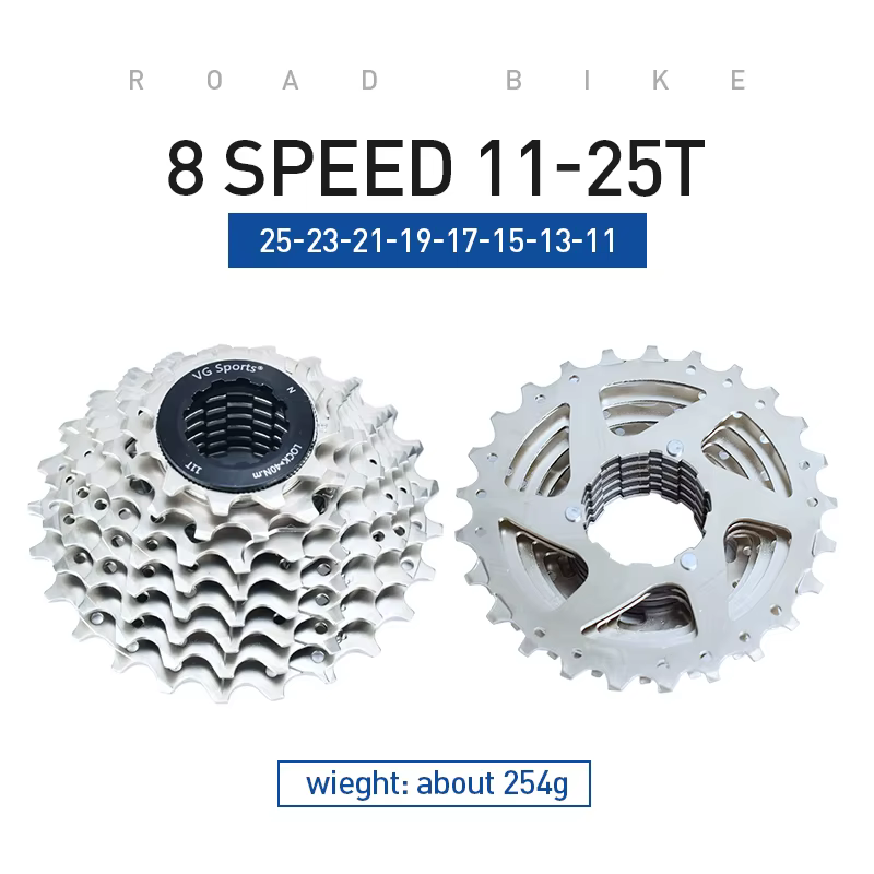 8 9 10 11 vitesses Velocidade11-25T/28T/32T/36T roue libre vélo de route Cassette roue libre 9v 10v