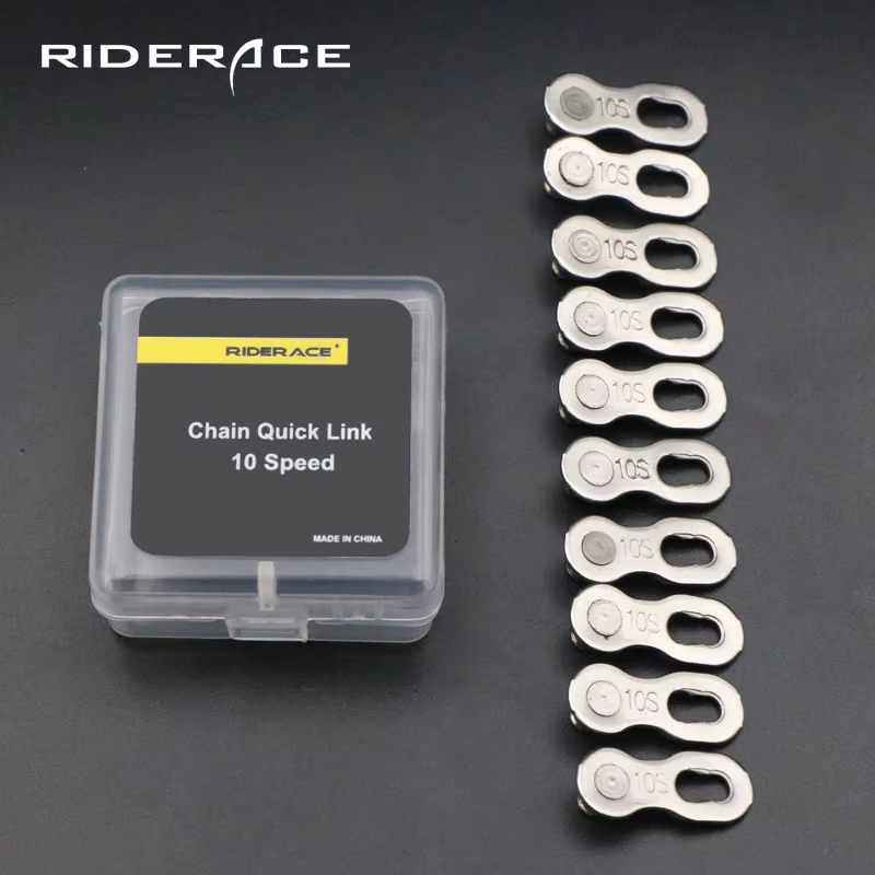 5 paires de joints de connecteur de maillon de chaîne de vélo, boutons magiques, maillons principaux