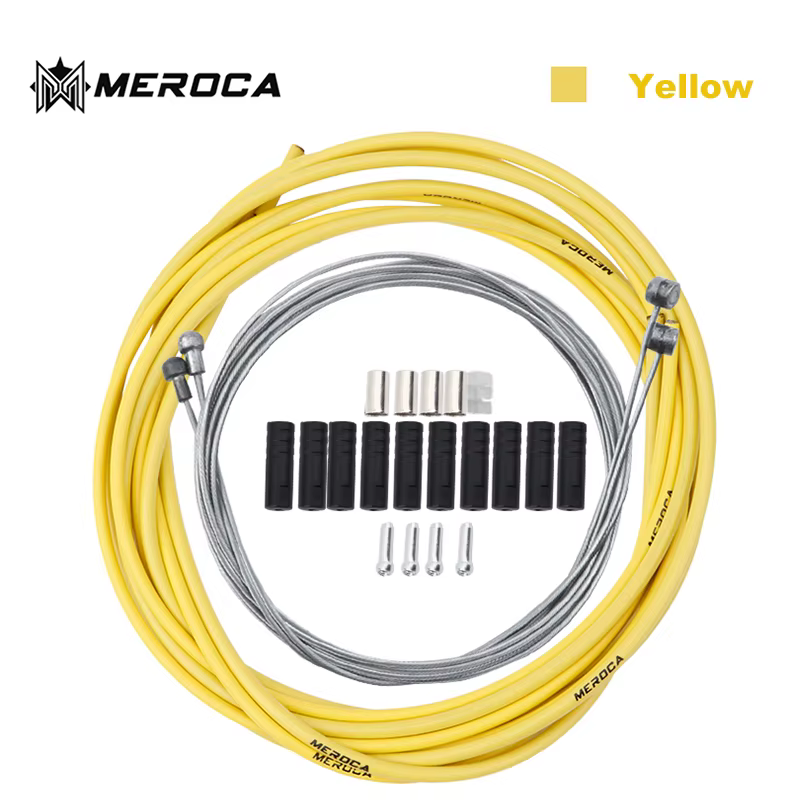 MEROCA VTT frein/kit de câble de changement de vitesse 2 m 2.5 m vélo de route BMX câble de frein de