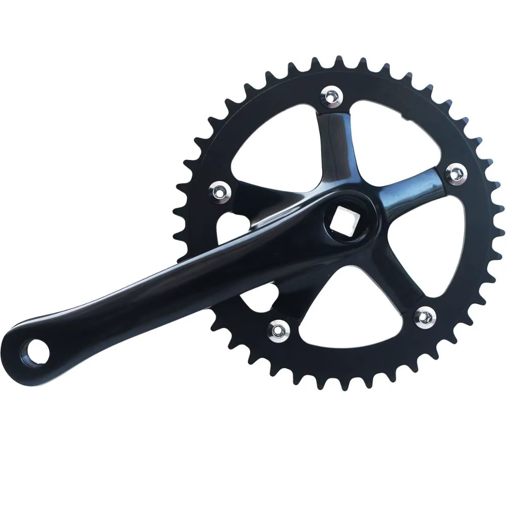 Pédalier de vélo pliant JORing, roue à chaîne, trou conique carré, vitesse unique, partenaires d'eng