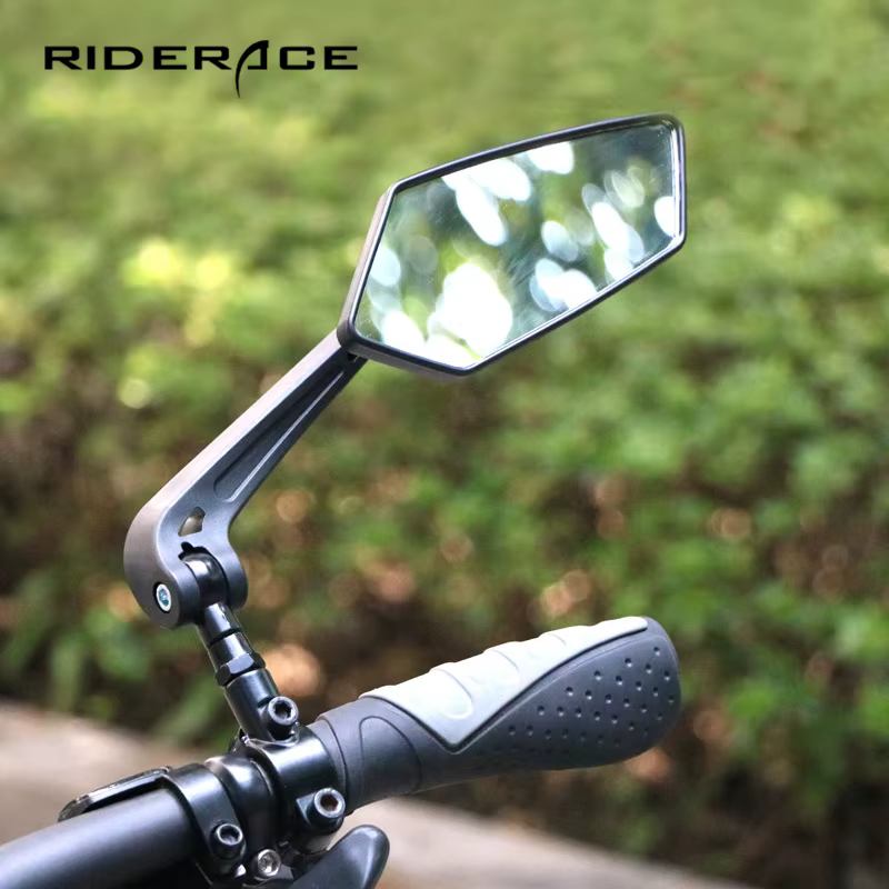 Rétroviseur de vélo, clair, large gamme, réflecteur de vue arrière, guidon réglable, miroir gauche d